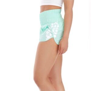 FP Movement The Way Home Turquoise Mint Shorts Size L, NWT